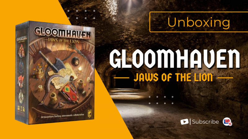 Unboxing Gloomhaven Jaws of the Lion